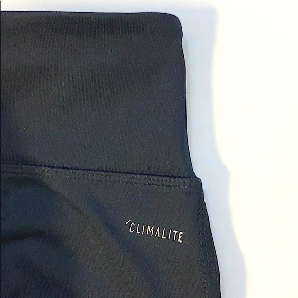 NICE BLACK *ADIDAS* CLIMALITE LEGGING TIGHTS! - Picture 5 of 6